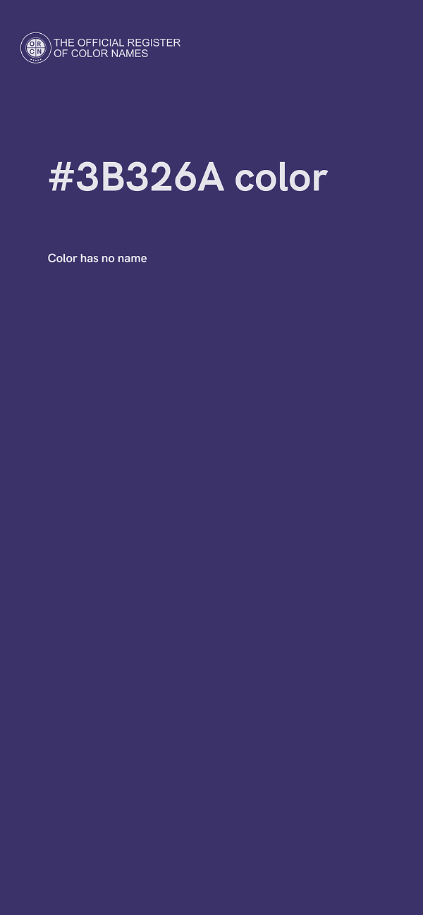 #3B326A color image