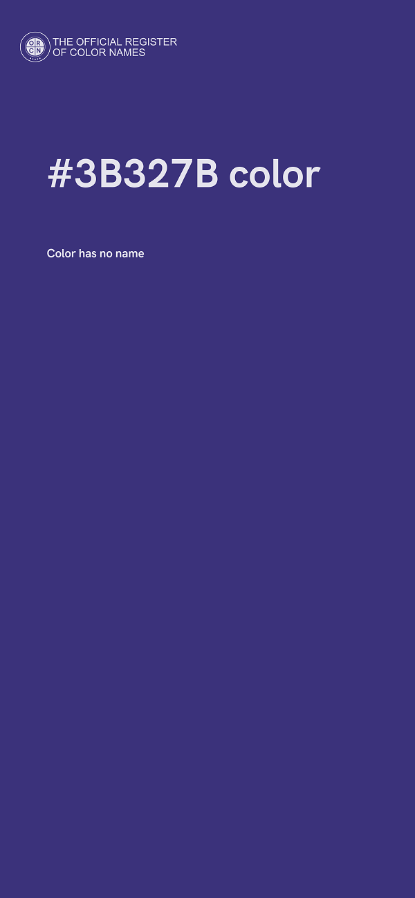 #3B327B color image