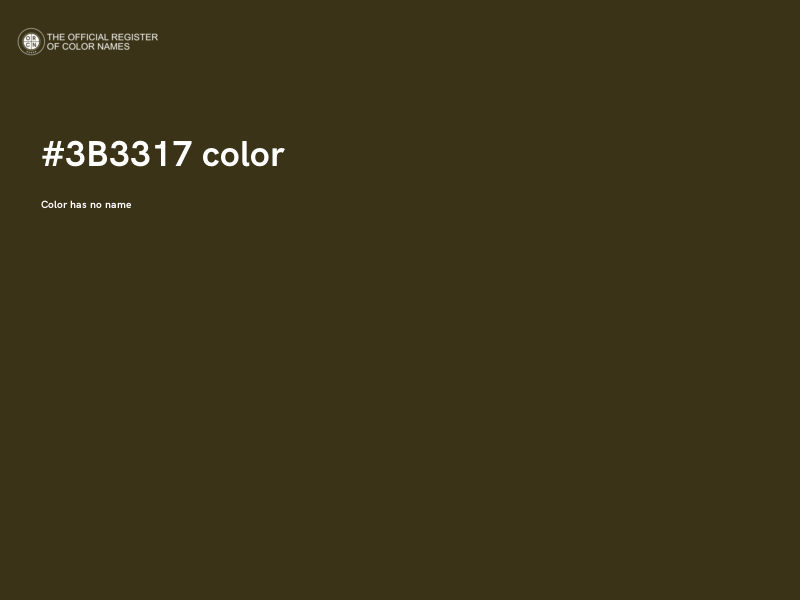 #3B3317 color image