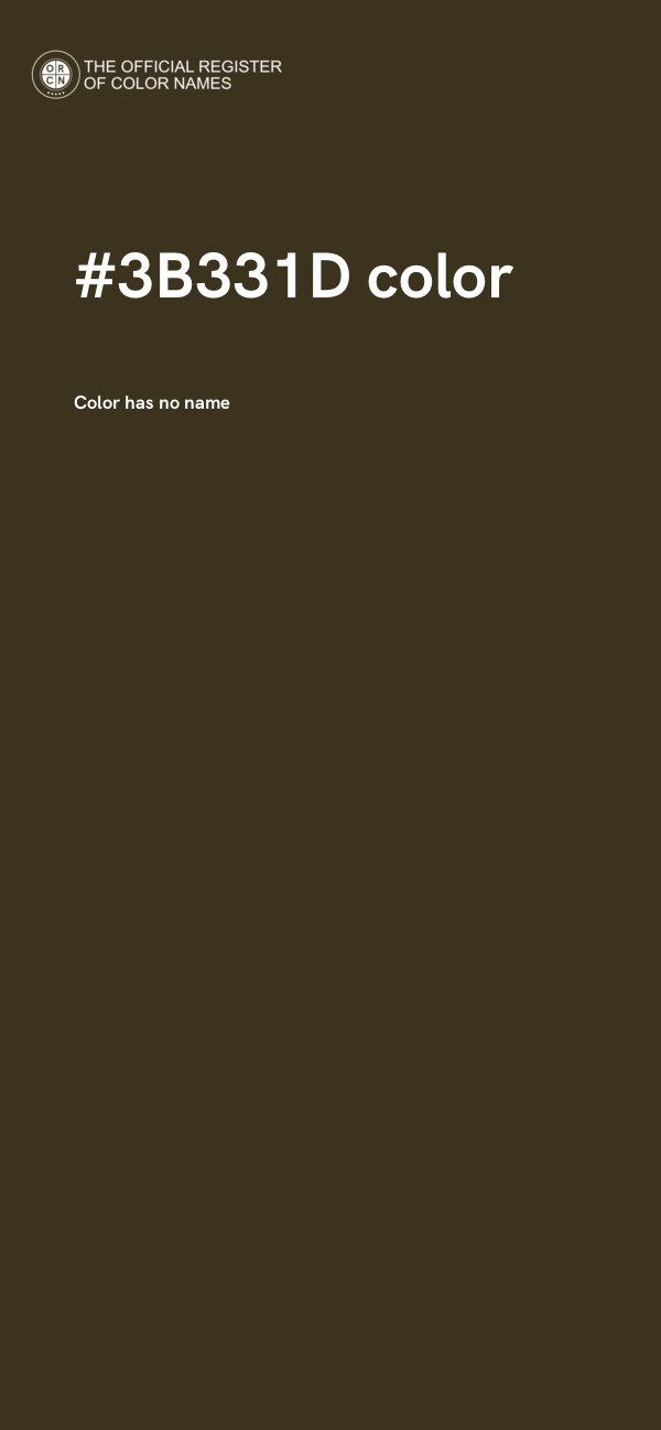 #3B331D color image