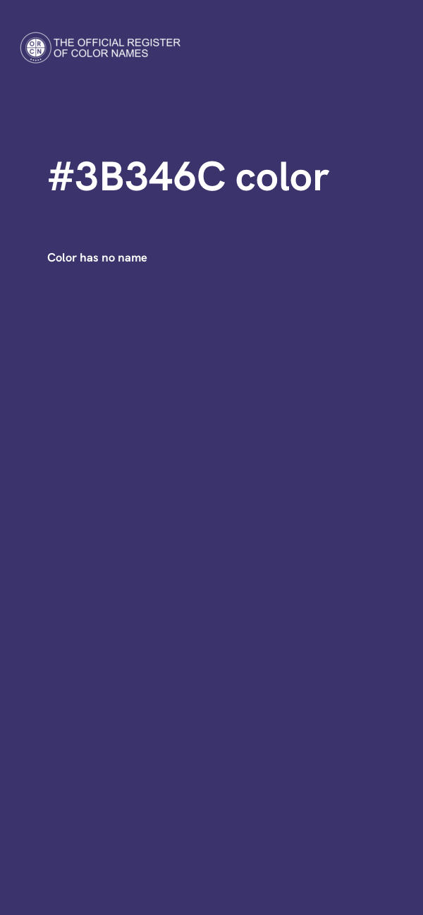 #3B346C color image