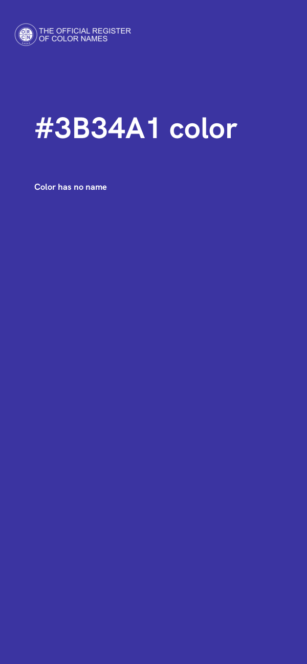 #3B34A1 color image