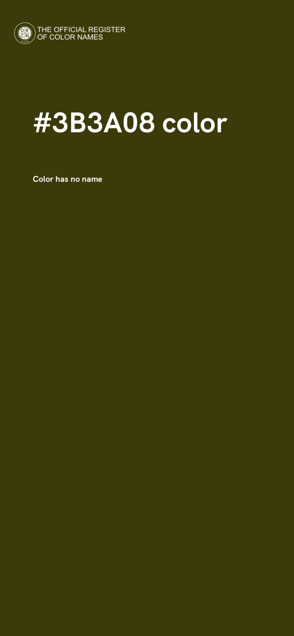 #3B3A08 color image