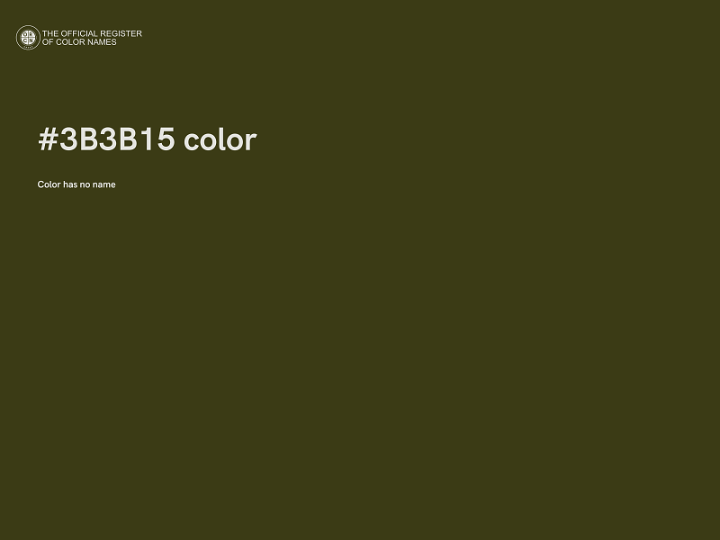 #3B3B15 color image