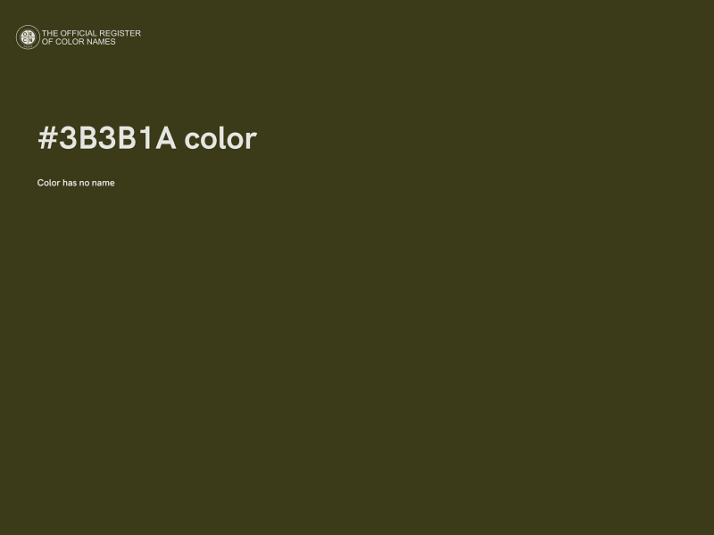 #3B3B1A color image