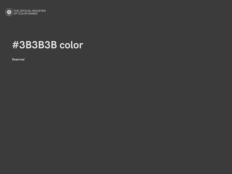 #3B3B3B color image