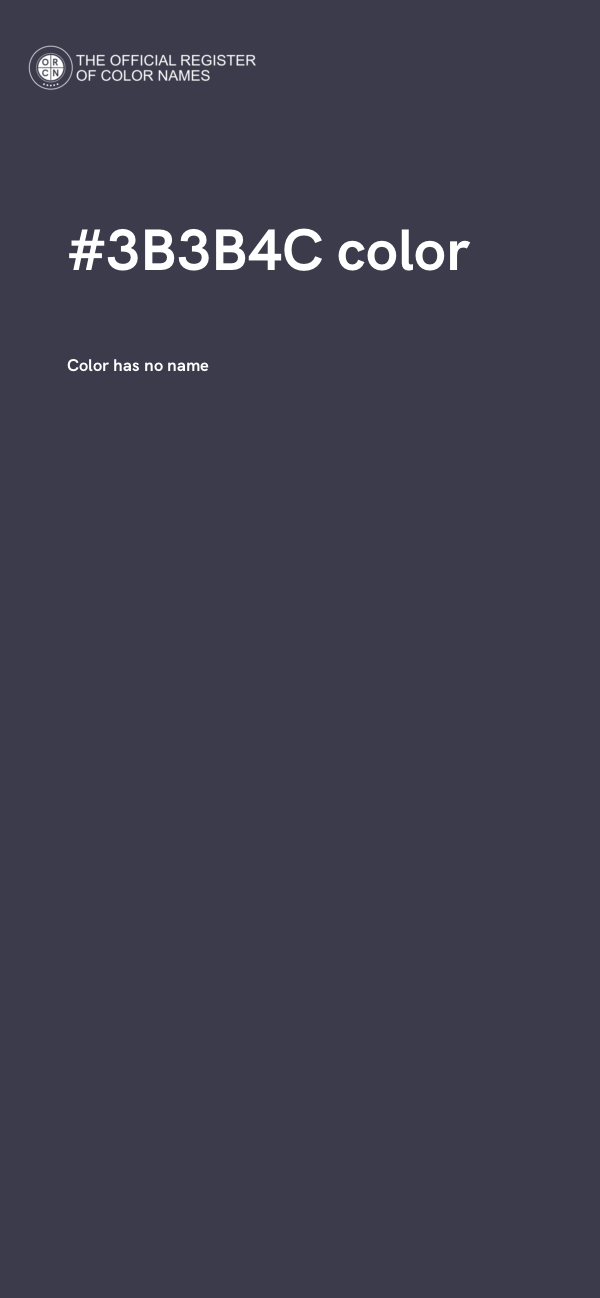 #3B3B4C color image