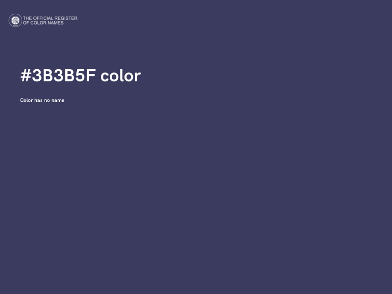#3B3B5F color image