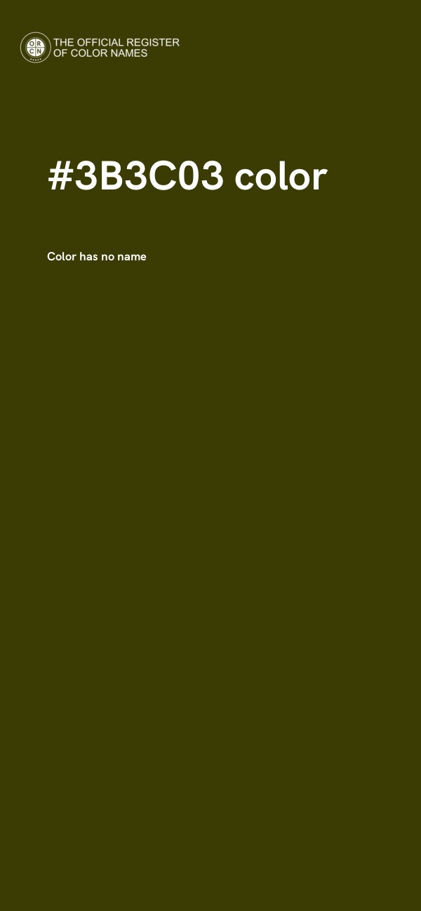 #3B3C03 color image