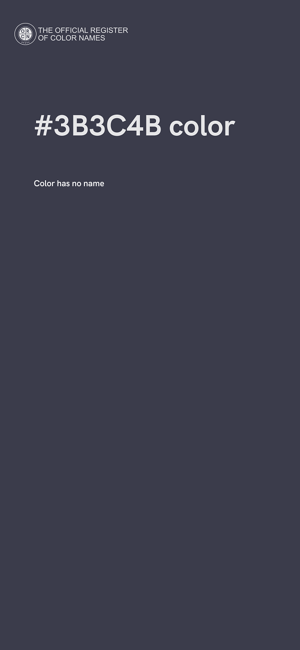 #3B3C4B color image