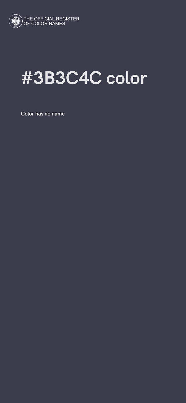 #3B3C4C color image