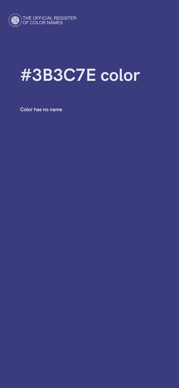 #3B3C7E color image
