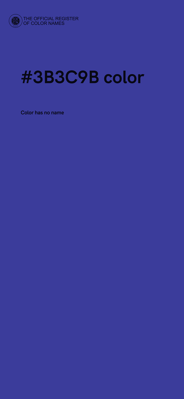 #3B3C9B color image