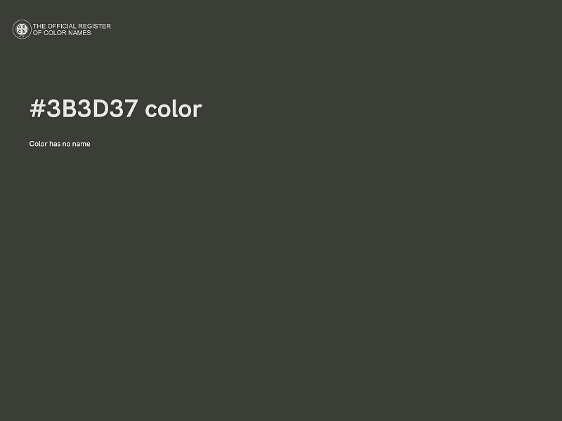 #3B3D37 color image