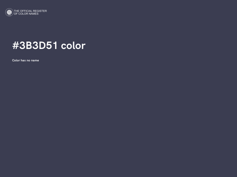 #3B3D51 color image