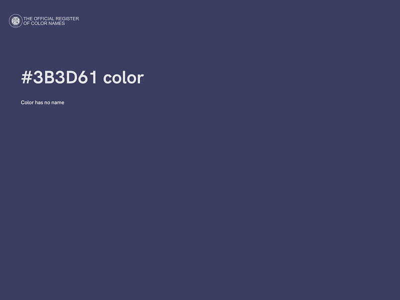 #3B3D61 color image