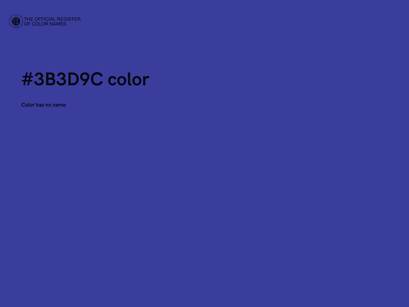 #3B3D9C color image