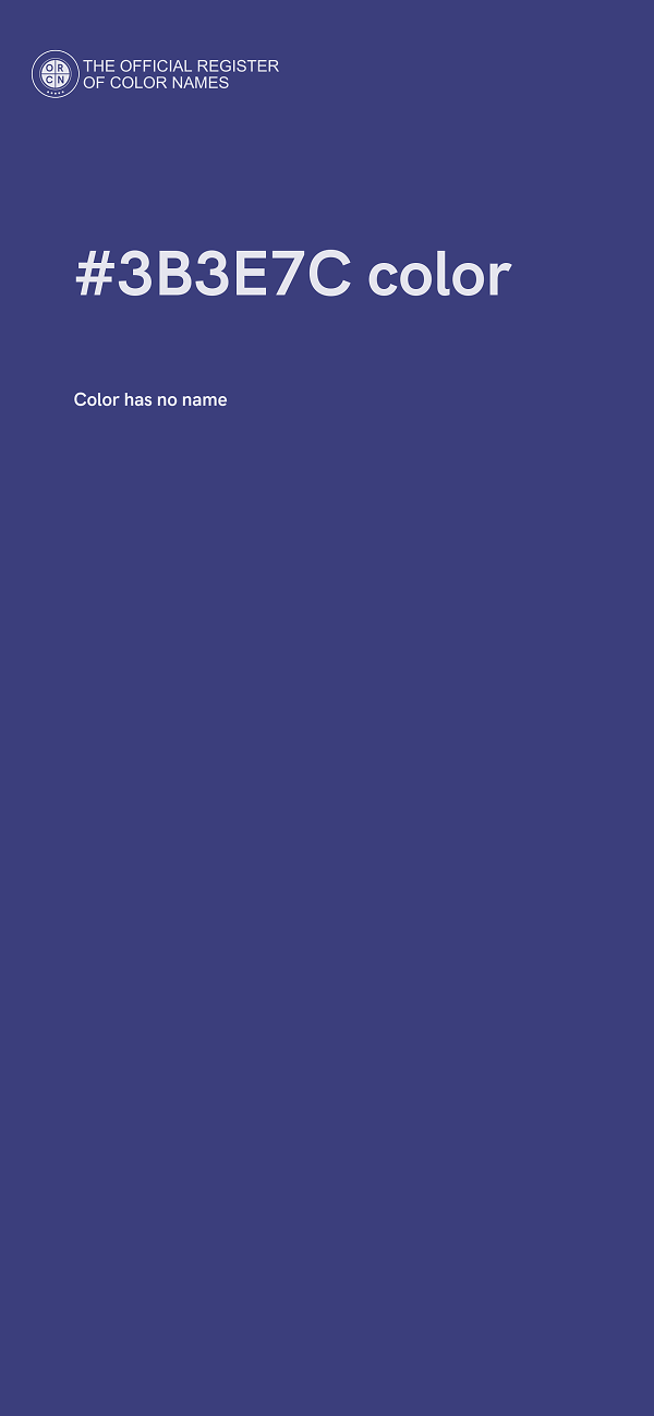 #3B3E7C color image