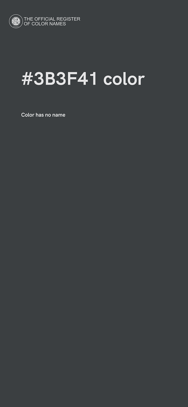 #3B3F41 color image