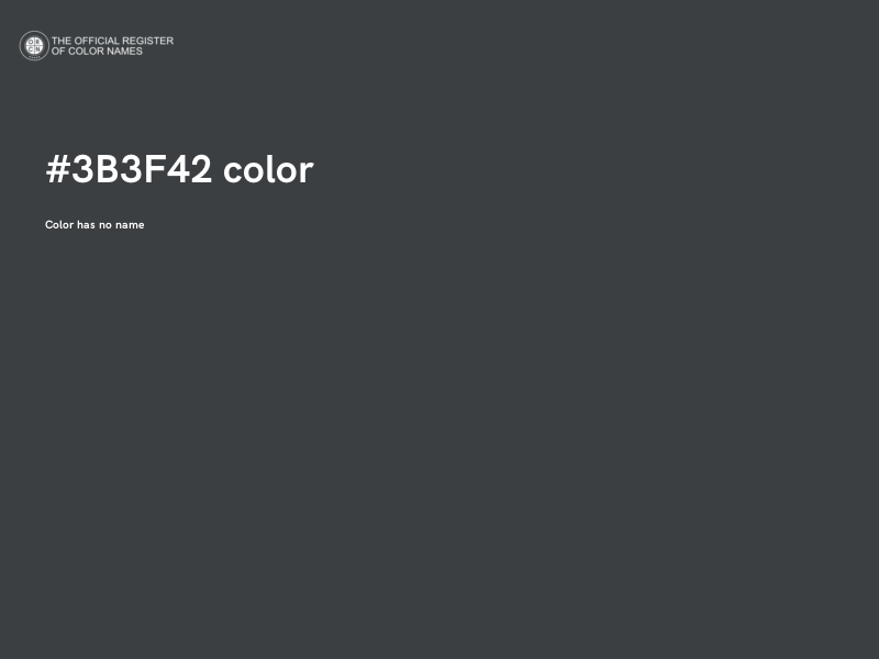 #3B3F42 color image
