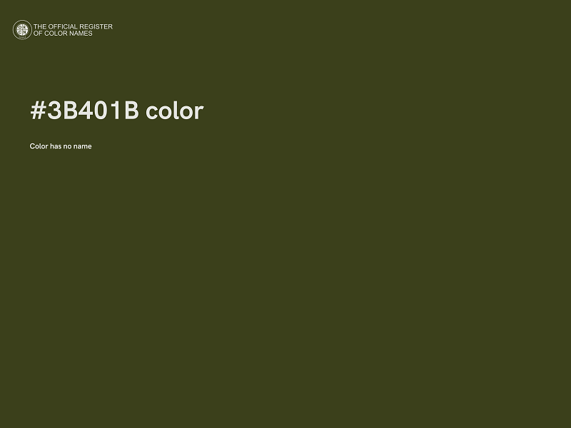 #3B401B color image