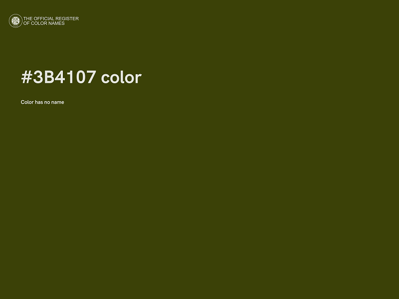 #3B4107 color image