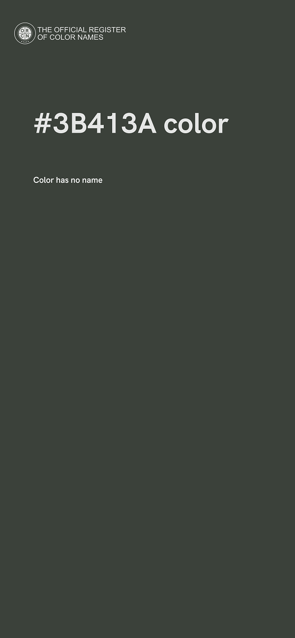 #3B413A color image