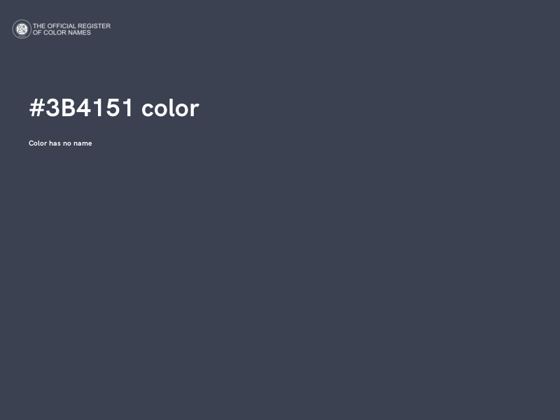 #3B4151 color image