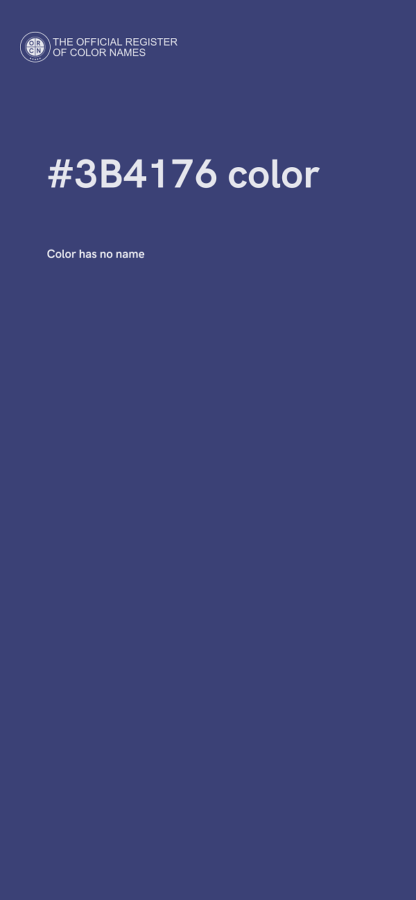 #3B4176 color image