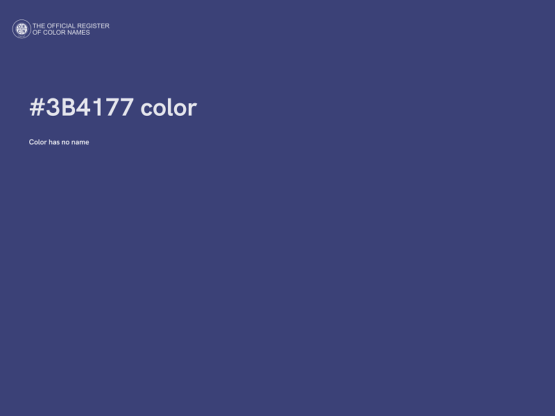 #3B4177 color image
