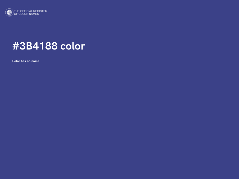#3B4188 color image