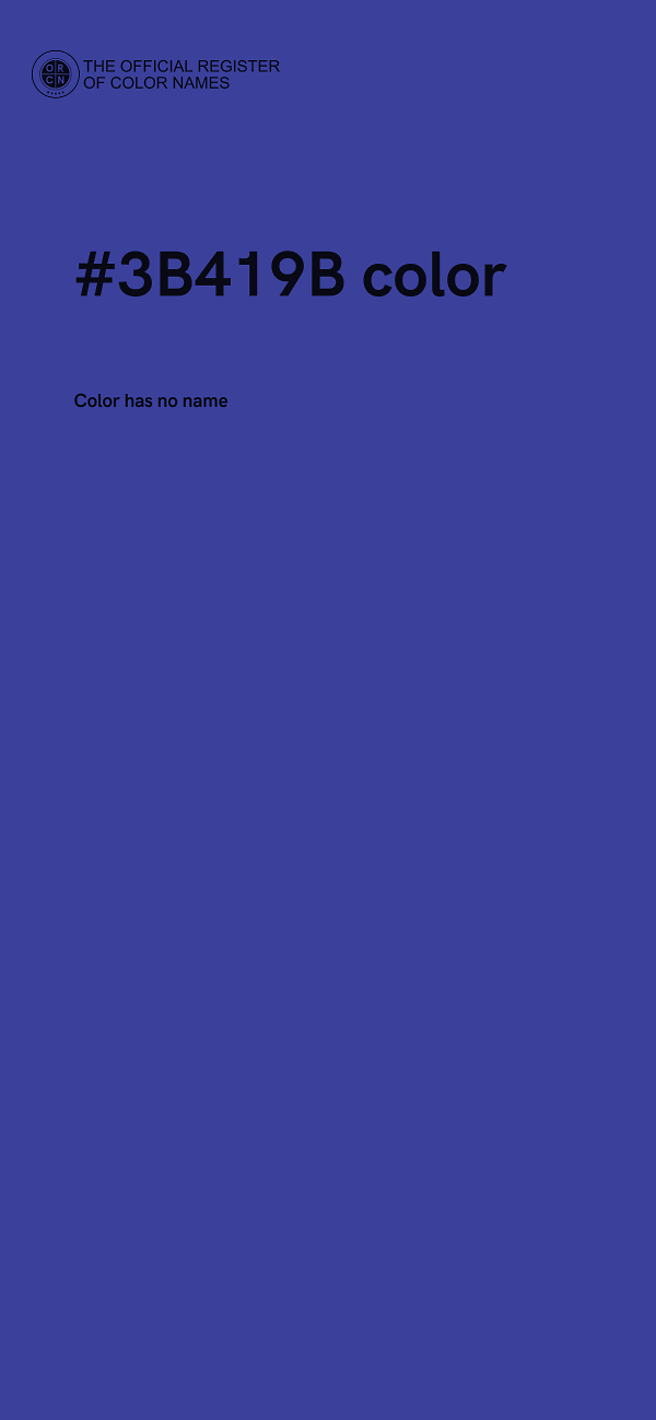 #3B419B color image