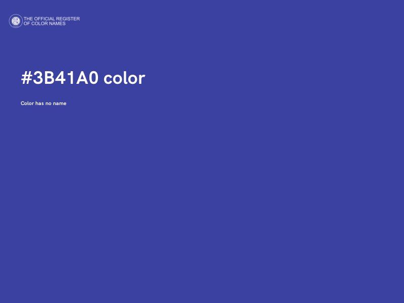 #3B41A0 color image