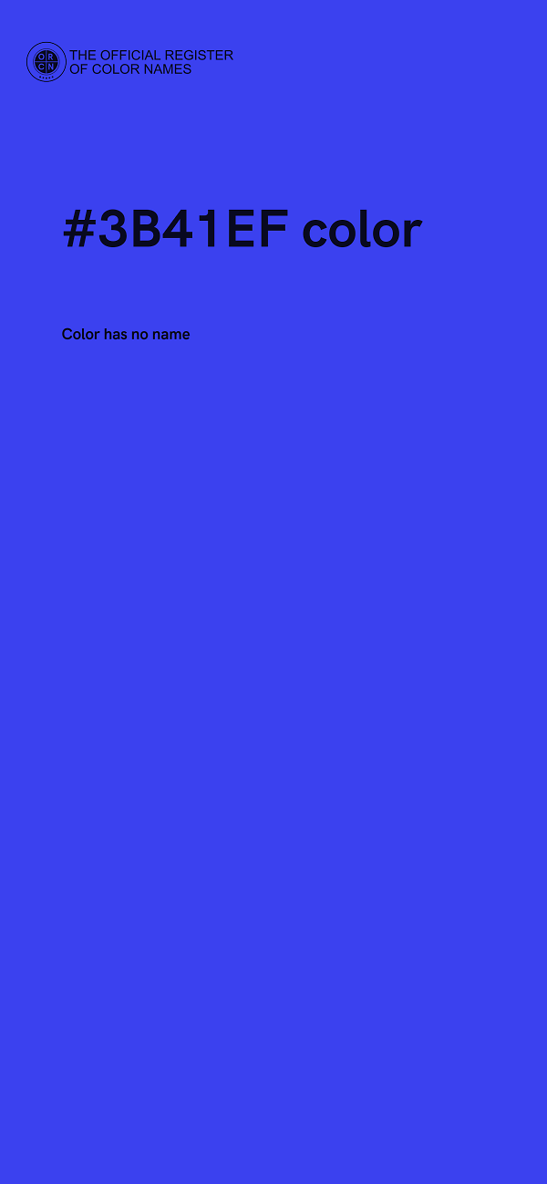 #3B41EF color image