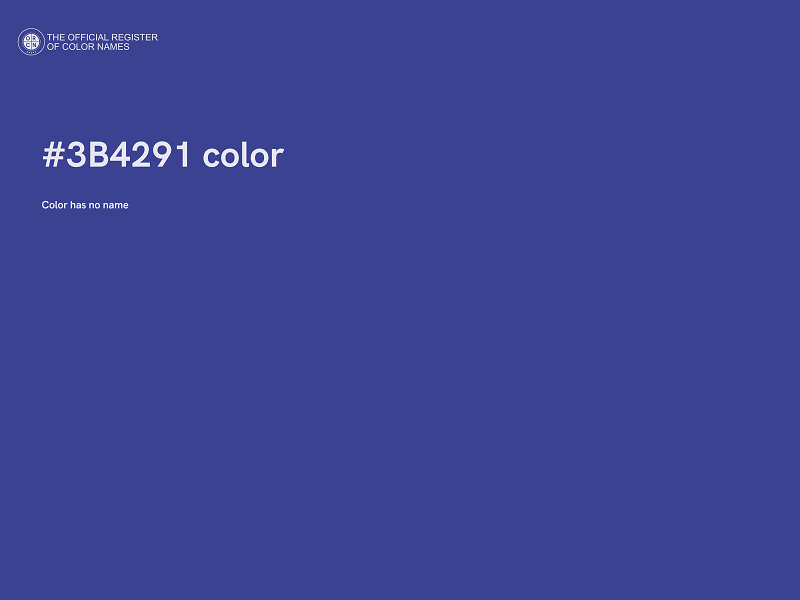 #3B4291 color image