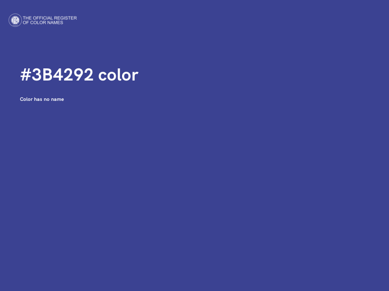 #3B4292 color image