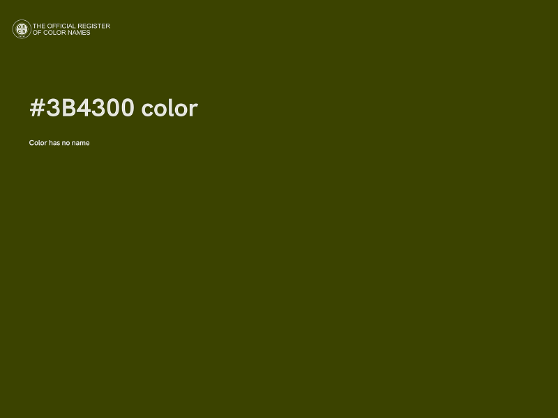 #3B4300 color image