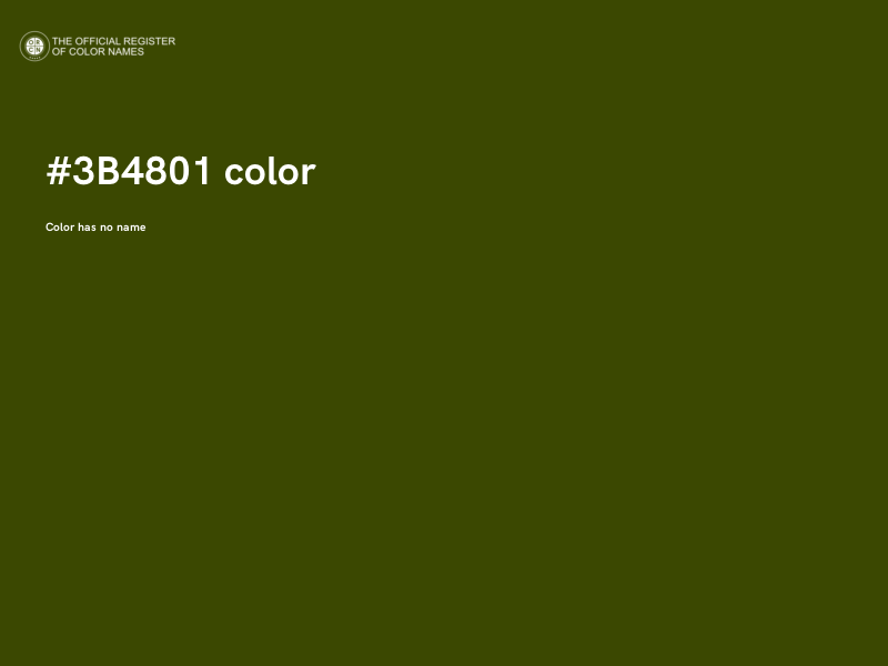 #3B4801 color image