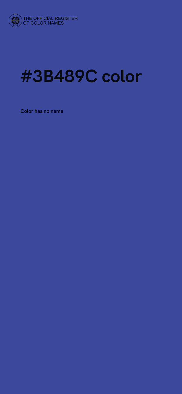 #3B489C color image