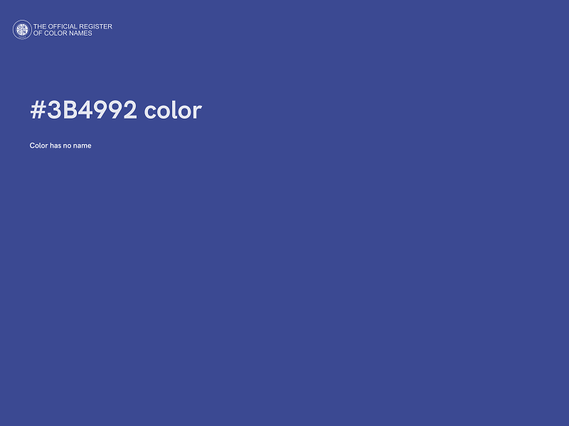 #3B4992 color image