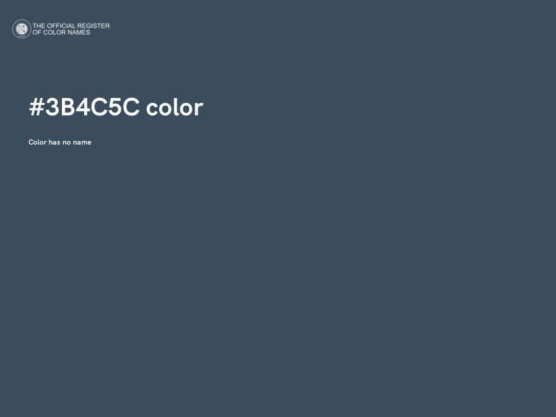 #3B4C5C color image