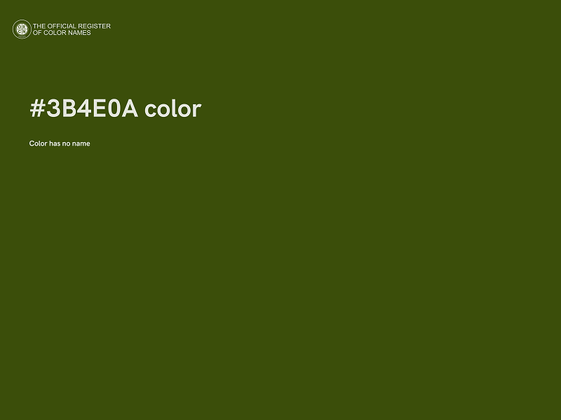 #3B4E0A color image