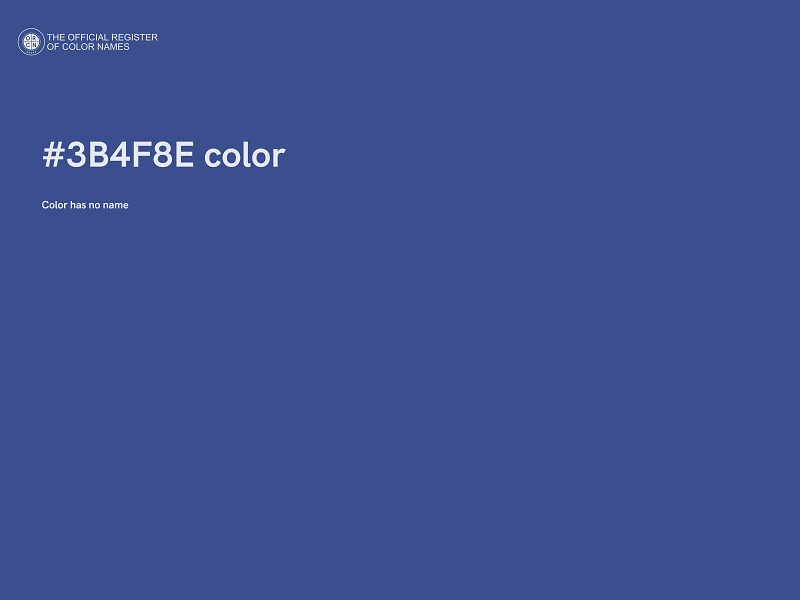 #3B4F8E color image