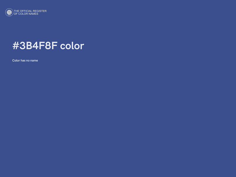 #3B4F8F color image