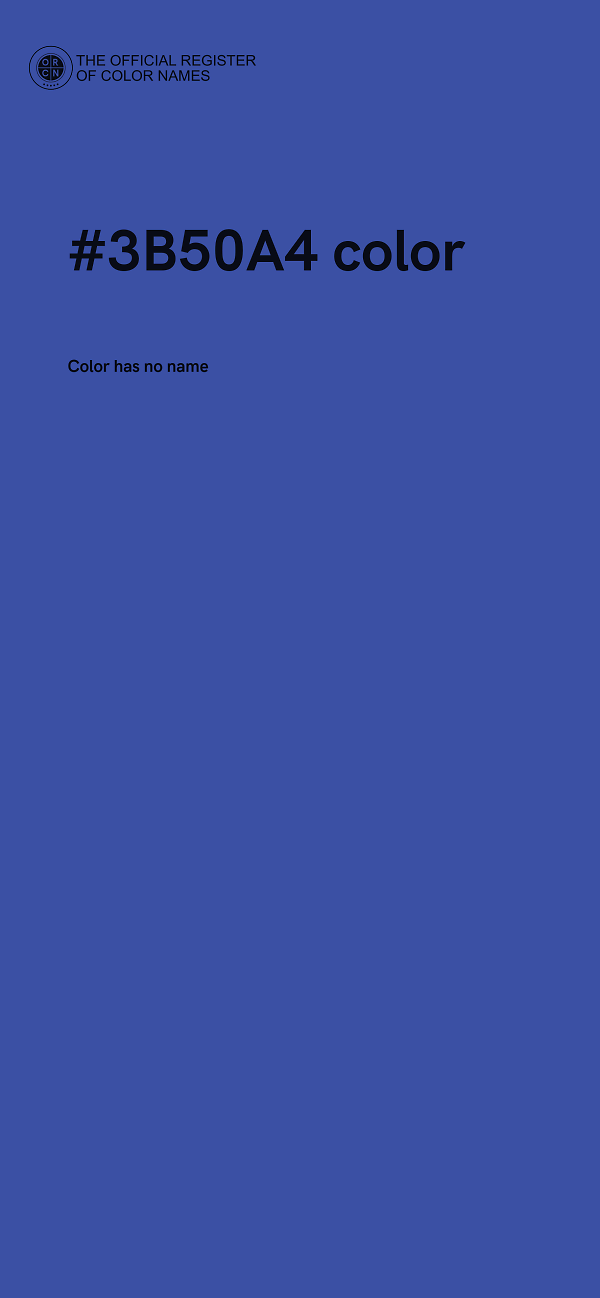 #3B50A4 color image