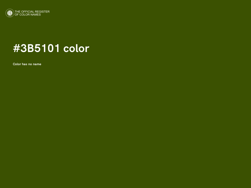 #3B5101 color image