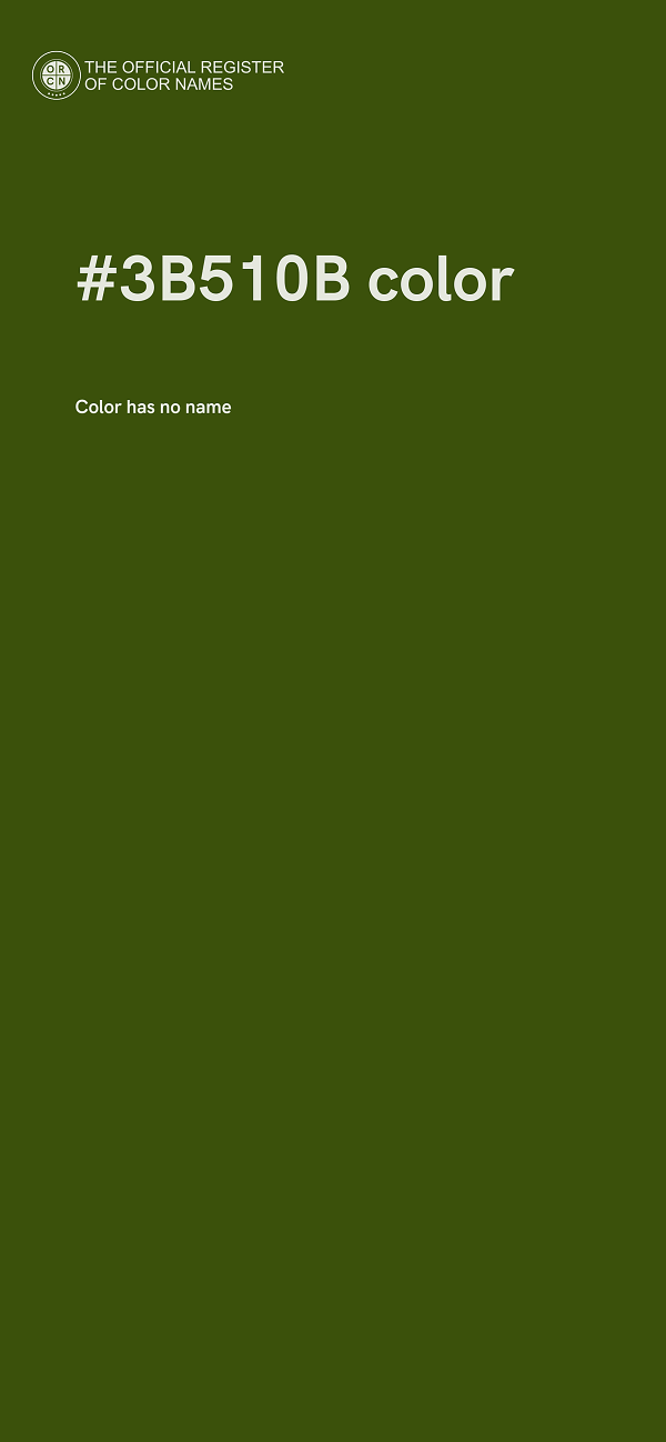 #3B510B color image