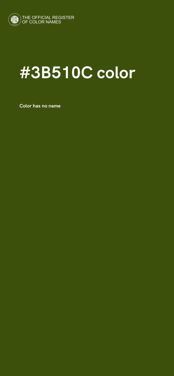 #3B510C color image