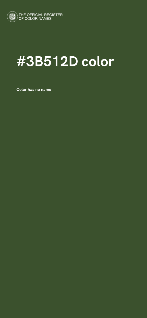 #3B512D color image