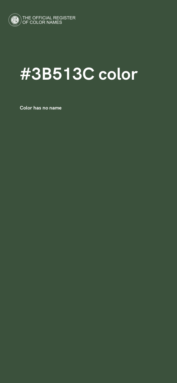 #3B513C color image